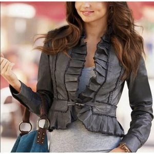 Moda International genuine leather jacket